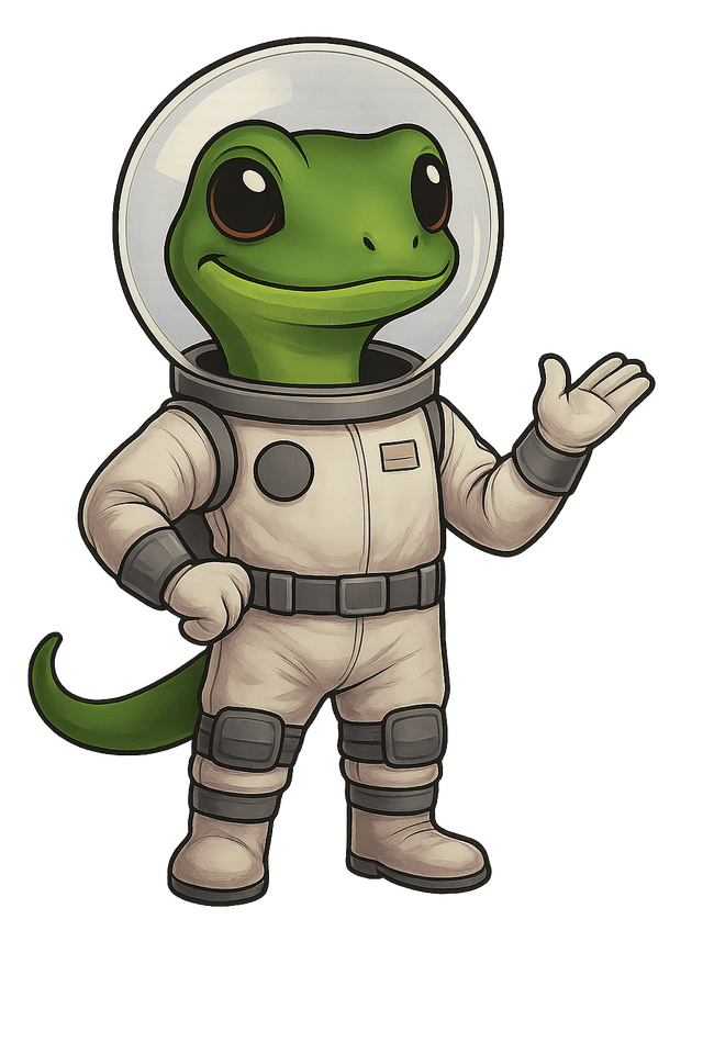 Gecko Astronaut